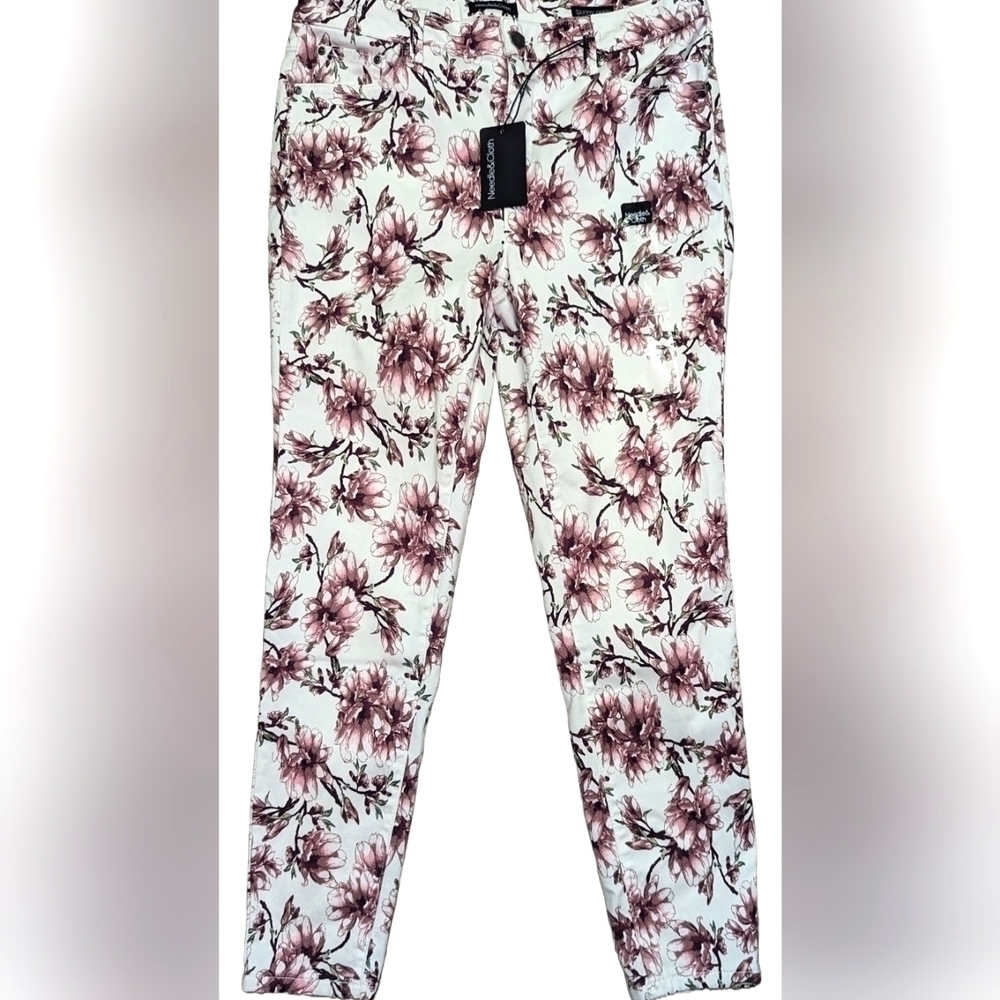 4/$25 BUNDLE SALE!! NEEDLE AND CLOTH FLORAL STRETCH SKINNY ANKLE PANT